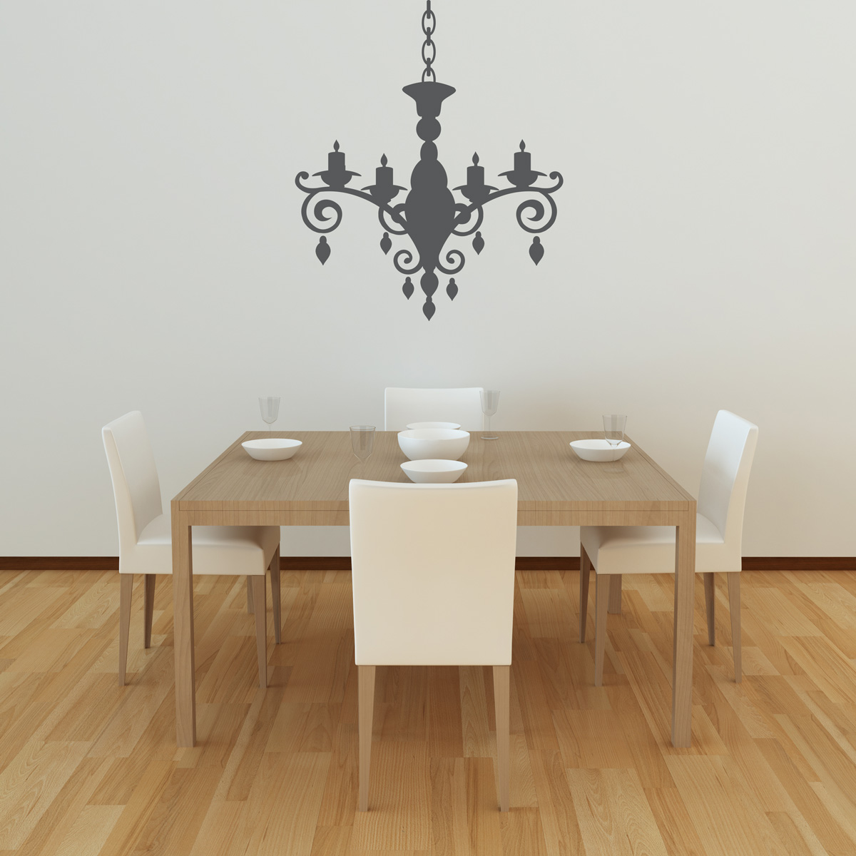 Chandelier Wall Decal Style 3
