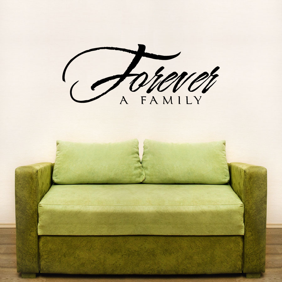 Forever A Family Wall Art Decals