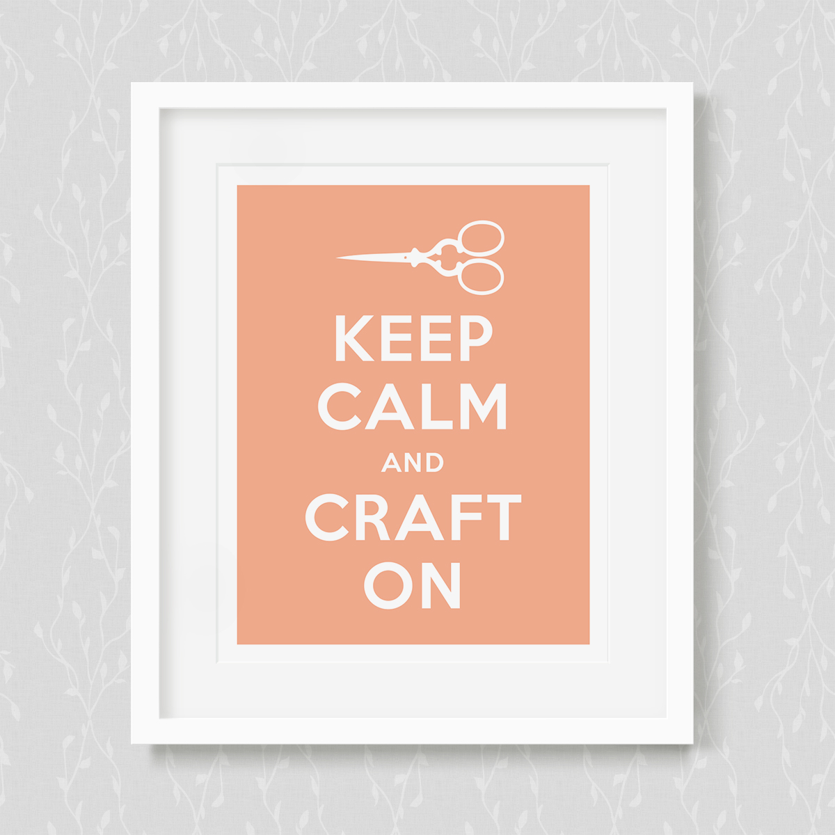 Keep Calm and Craft On - Art Print