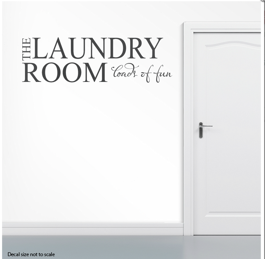 The Laundry Room Loads Of Fun Decal Entrancing Clearance Black 18" The Laundry Room Loads Of Fun Wall Art Decal Design Decoration The Laundry Room Loads Of Fun Decal Amazing Clearance Black 18" The Laundry Room Loads Of Fun Wall Art Decal Decorating Design