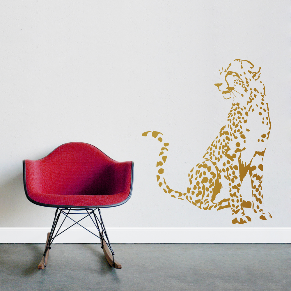 Spotted Cheetah Wall Decal
