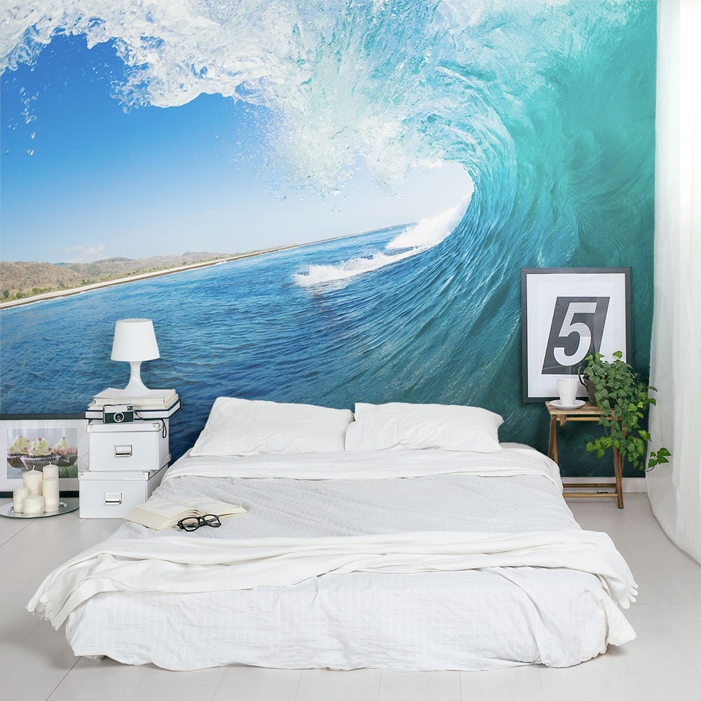 Ocean Wave Wall Mural | Ocean Wallpaper Mural | Wallums