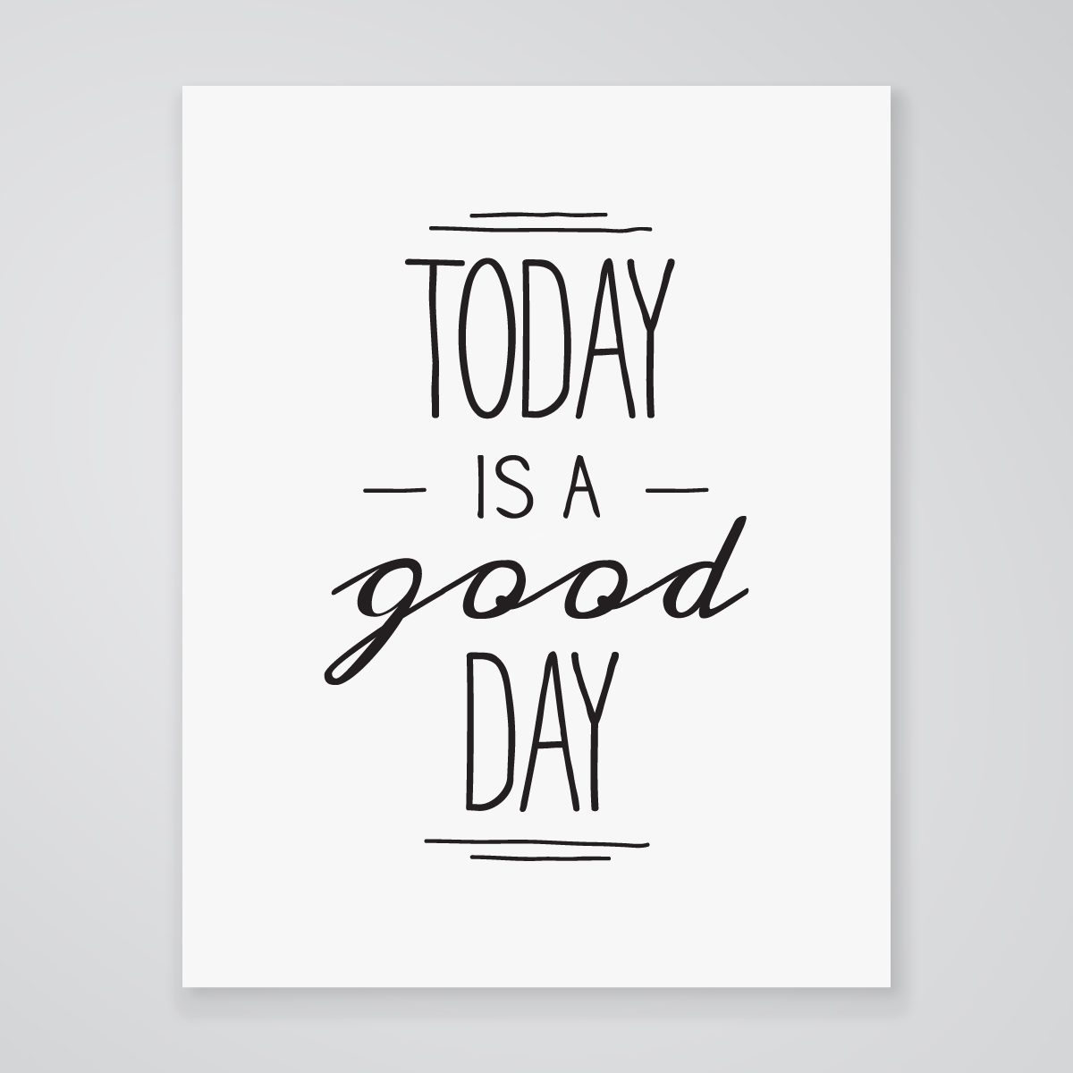 Good Day Art Print
