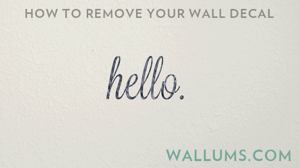 Best Way to Remove Your Wall Decal