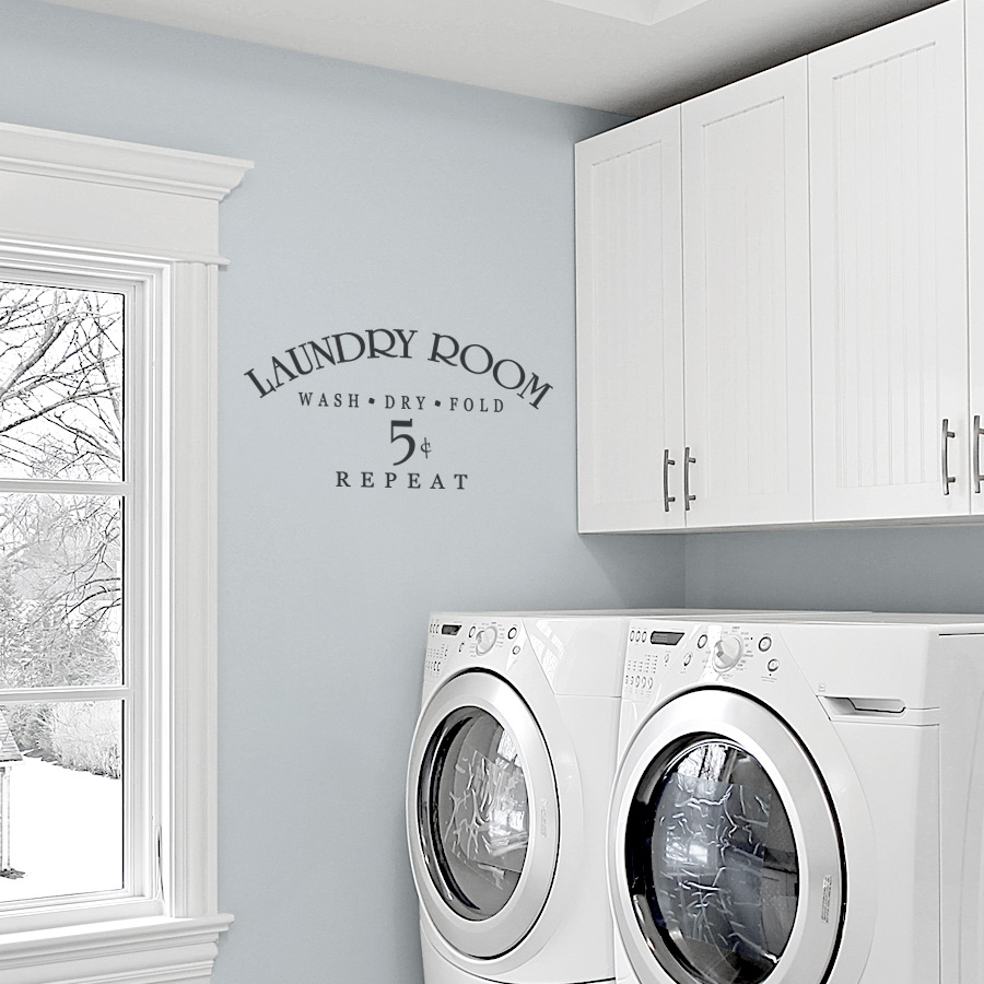 Stickers Wall Laundry, Laundry Room Wall Decal Decor