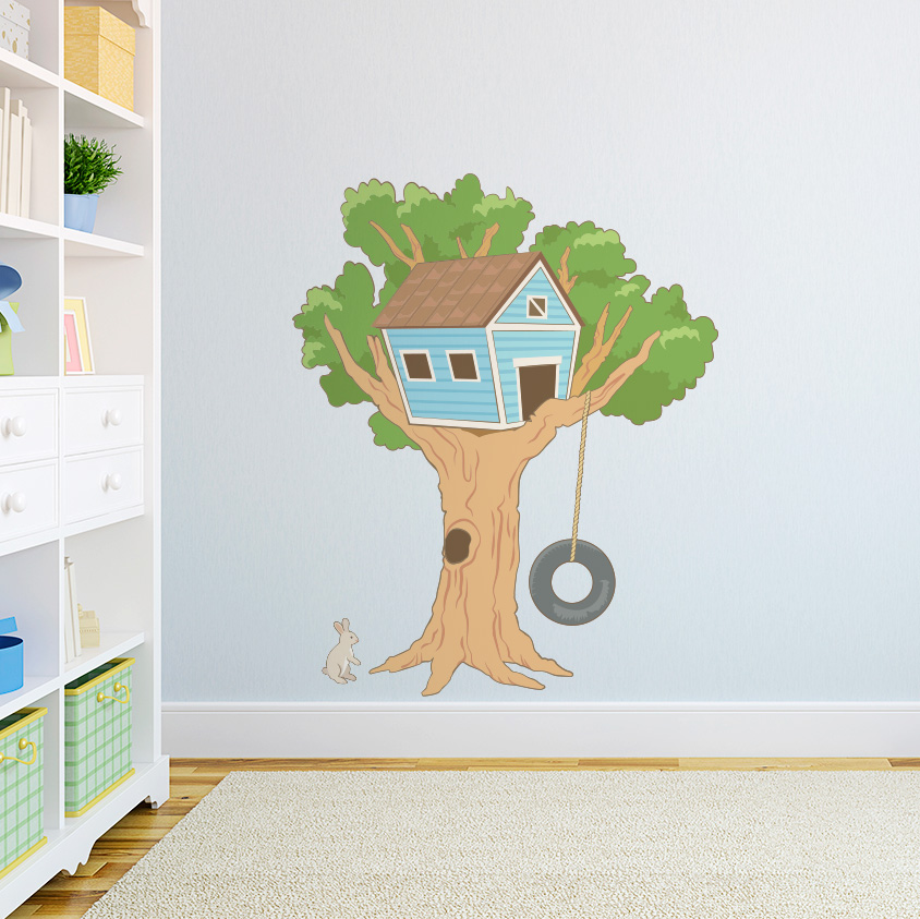 Kids Tree House Wall Decal