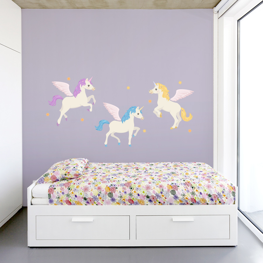 Unicorn Wall Decals  Unicorn Wall Stickers  Wallums