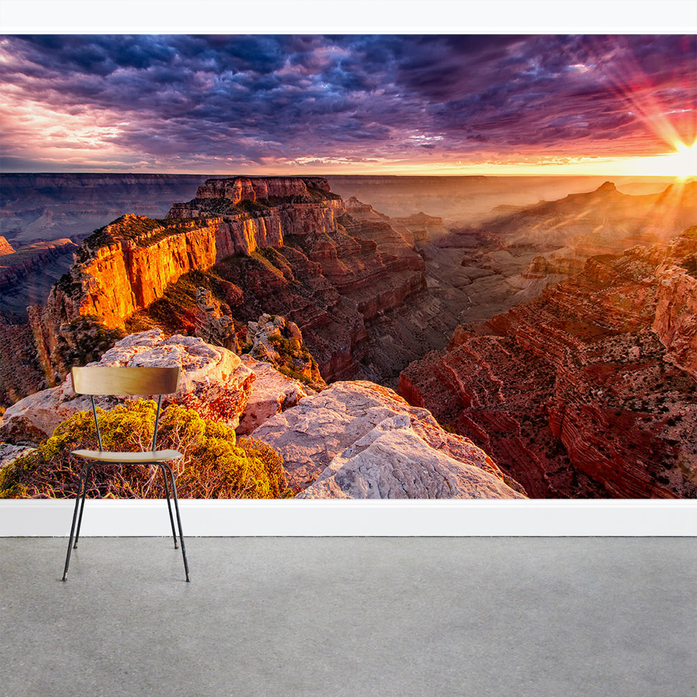 Sunrise in Grand Canyon Wall Mural