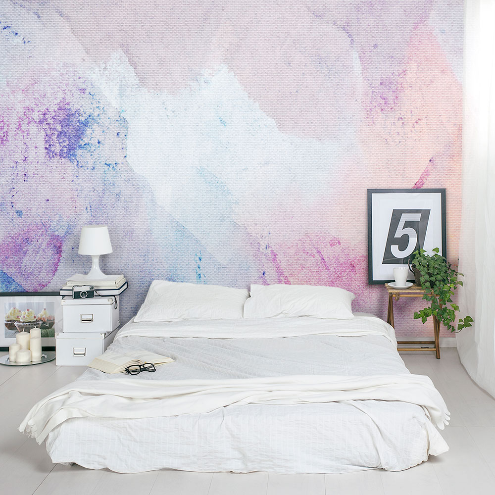  Watercolor  on Canvas Wall  Mural 