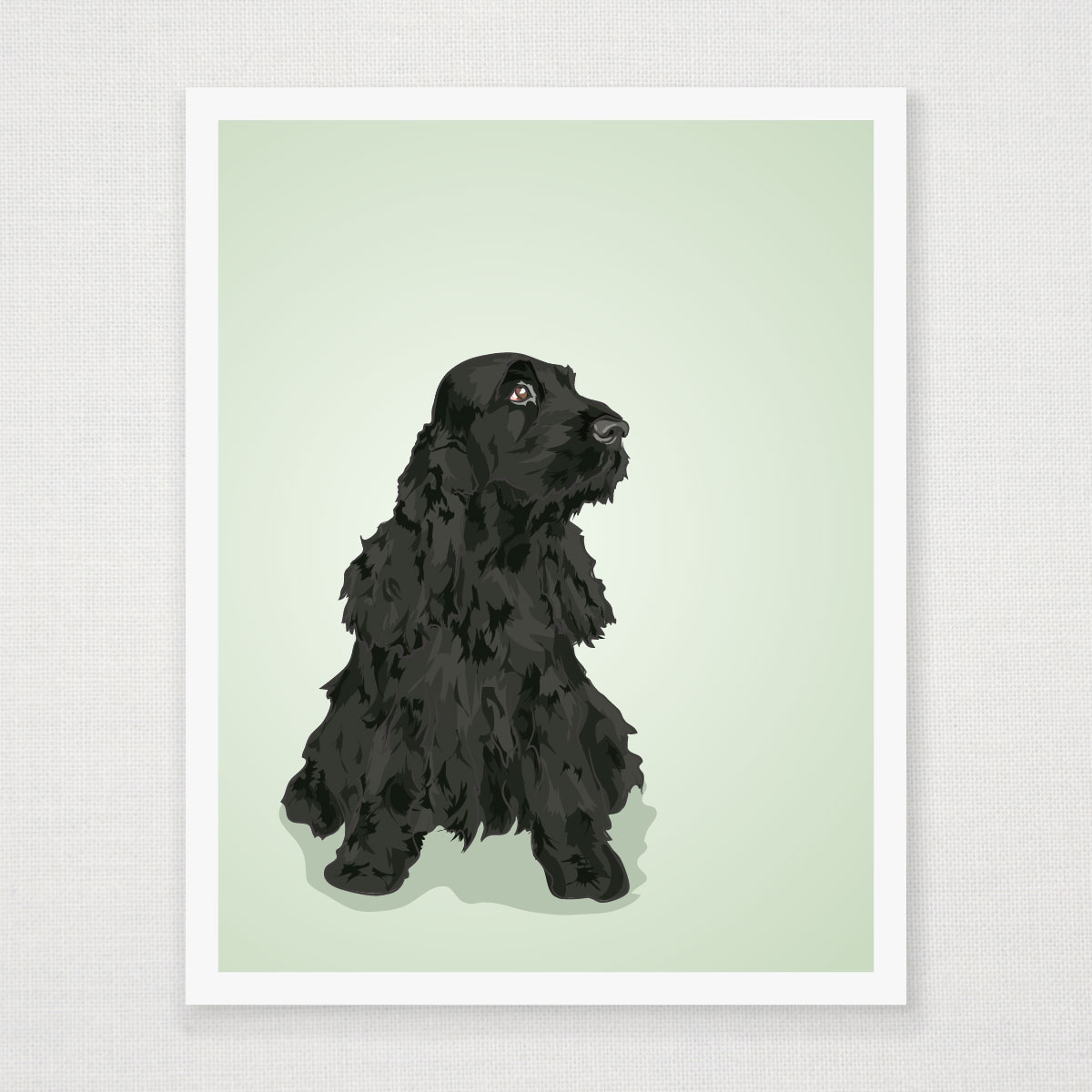 Bella the English Cocker Spaniel Art Print