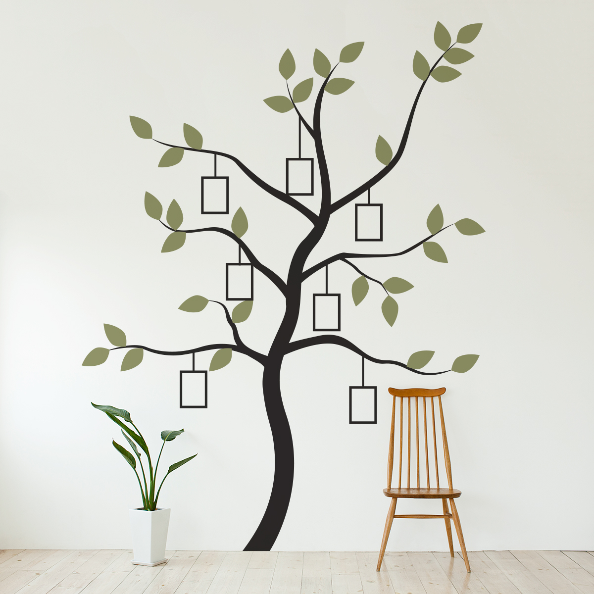 Vinyl Wall Decal Photo Frames Birds Music Home Decor Stickers Unique G Wallstickers4you