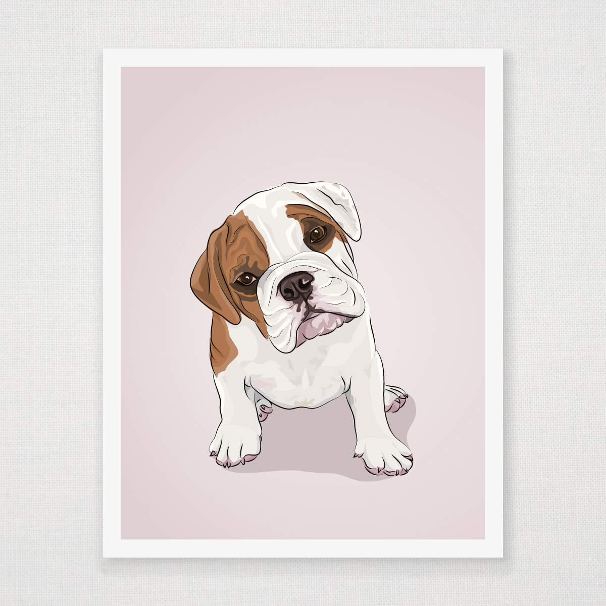 english bulldog art