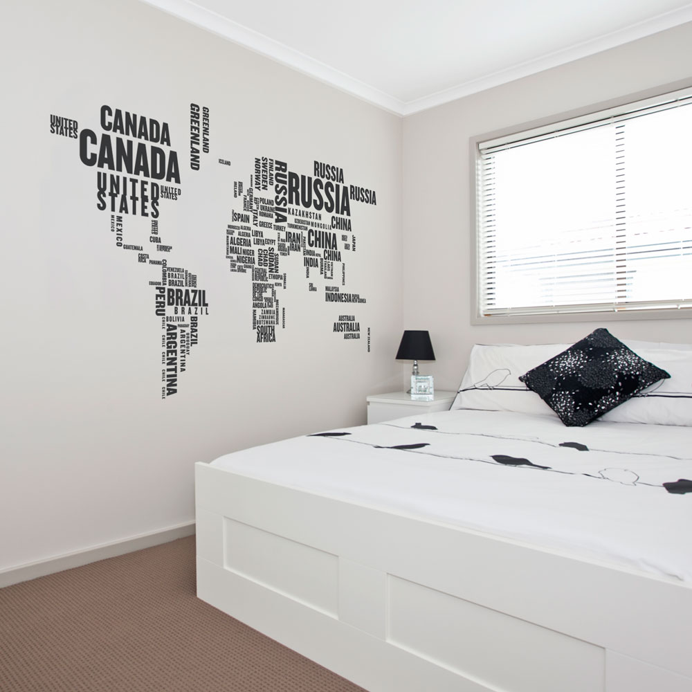 World Countries Wall Decal