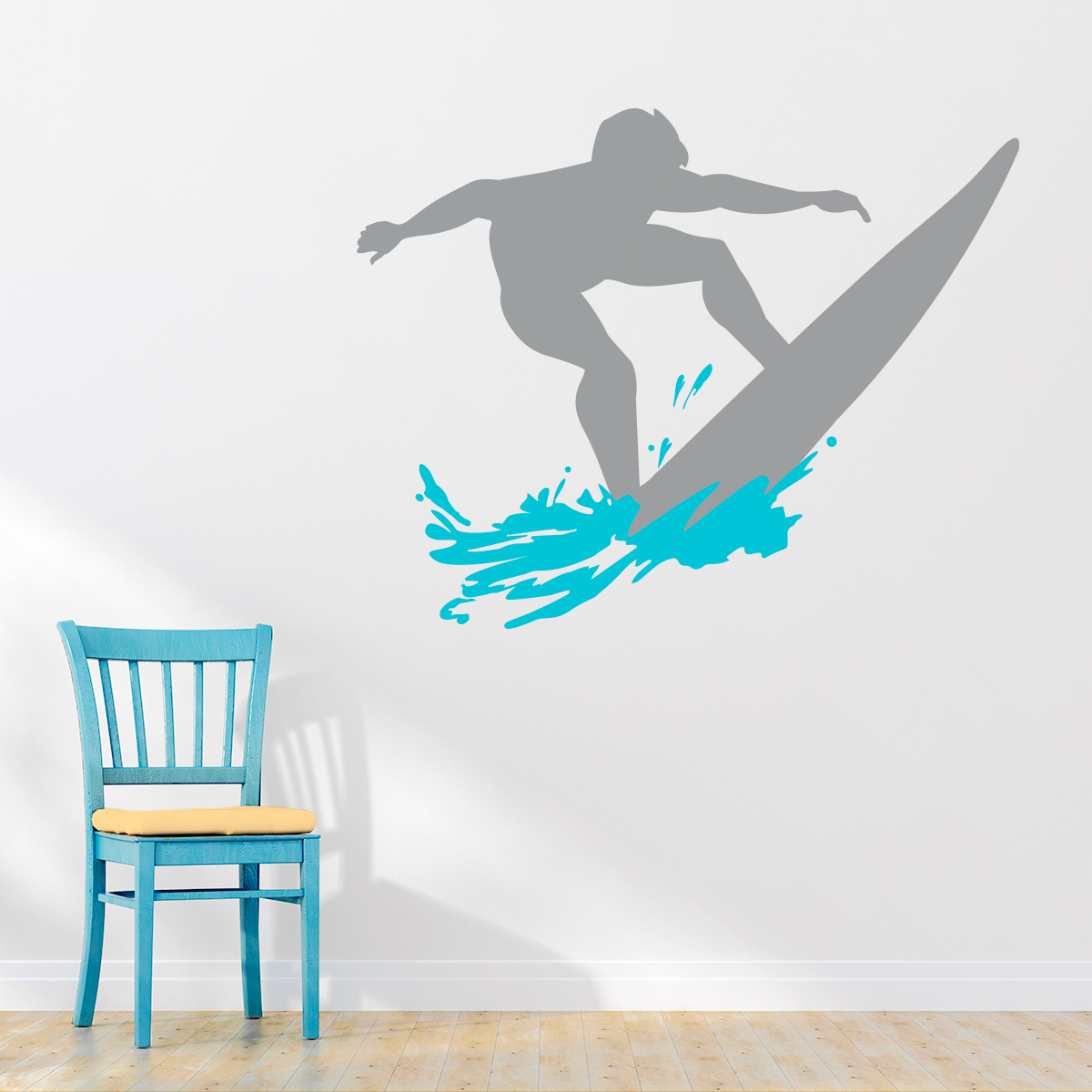 Surfer Dude Wall Art Decal