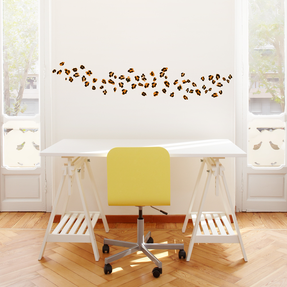 Leopard Spots Printed Wall Decal