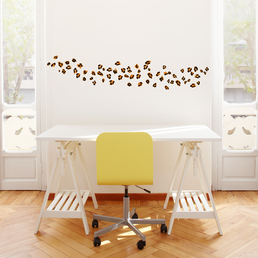 Leopard Spots Printed Wall Decal Leopard Spots Printed Wall Decal