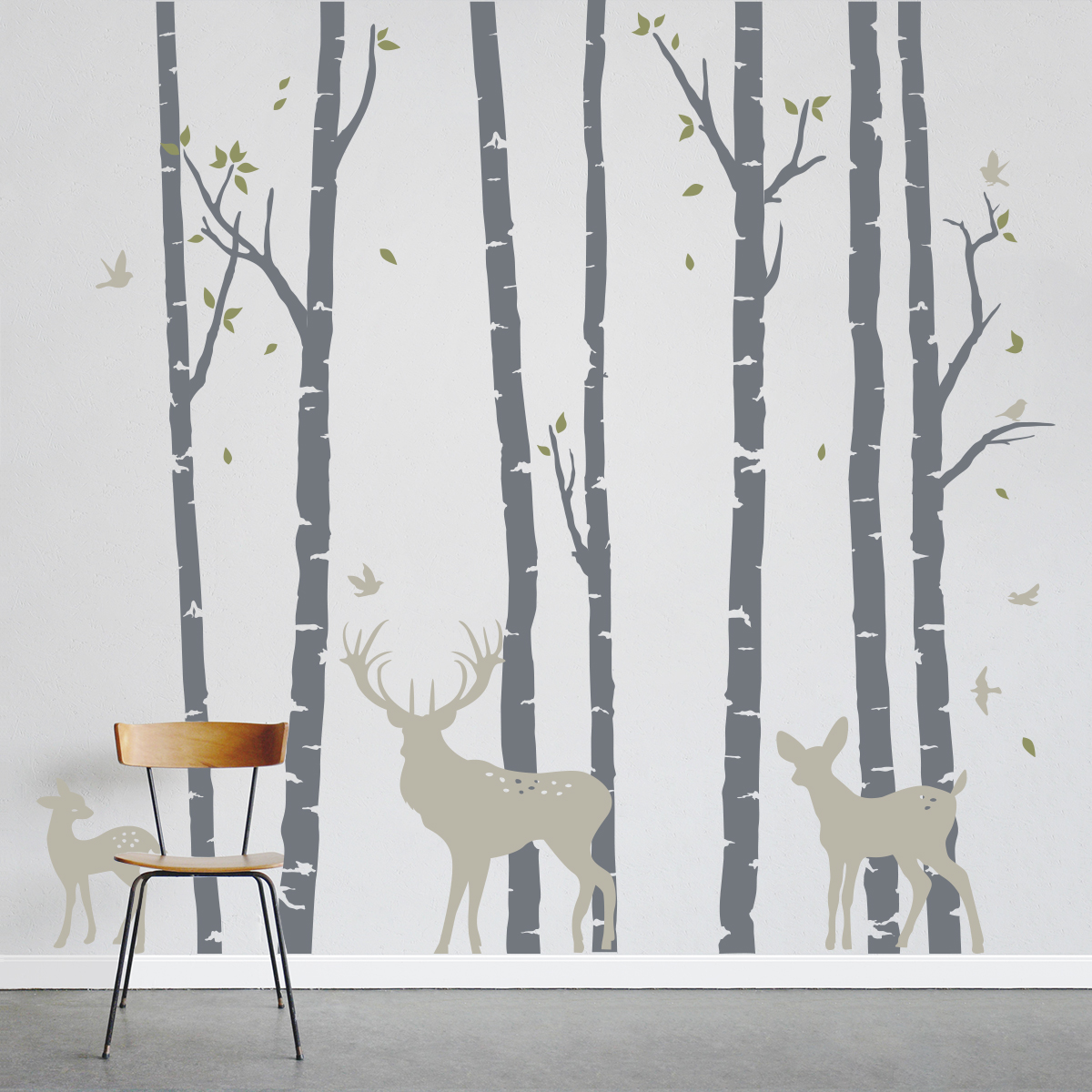 Tree Wall Decal Birch Tree Vinyl Wall Decals Wall Decal