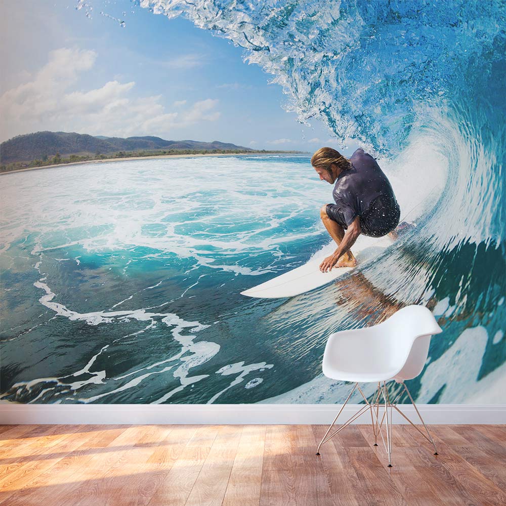 Big Wave Surfer Mural