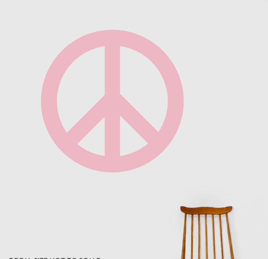 Peace Sign Wall Decal