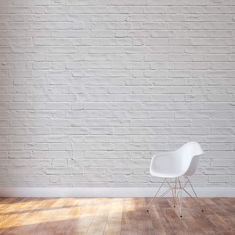 White Brick Mural