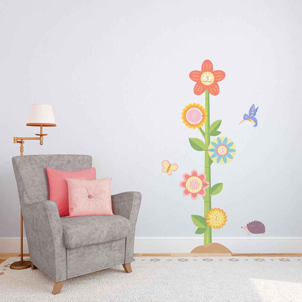 Pink Flower Growth Chart