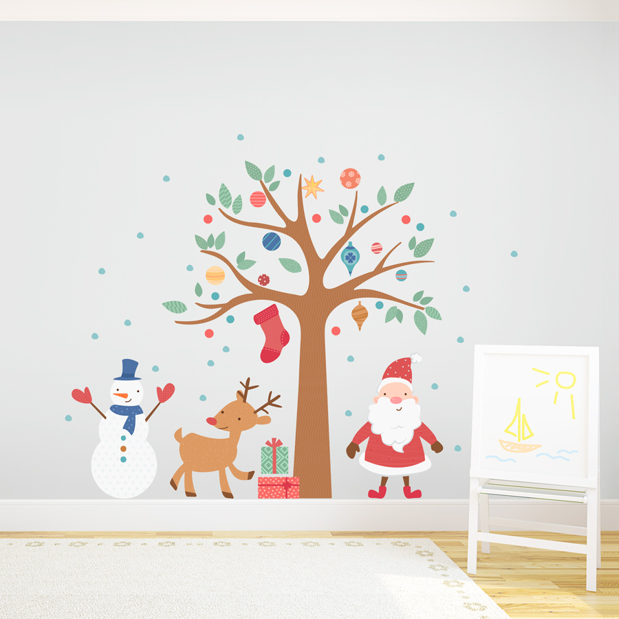  Christmas  Party  Printed Wall  Decal