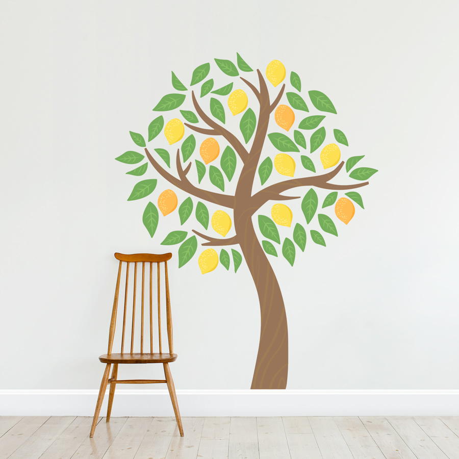 Lemontree wall decal