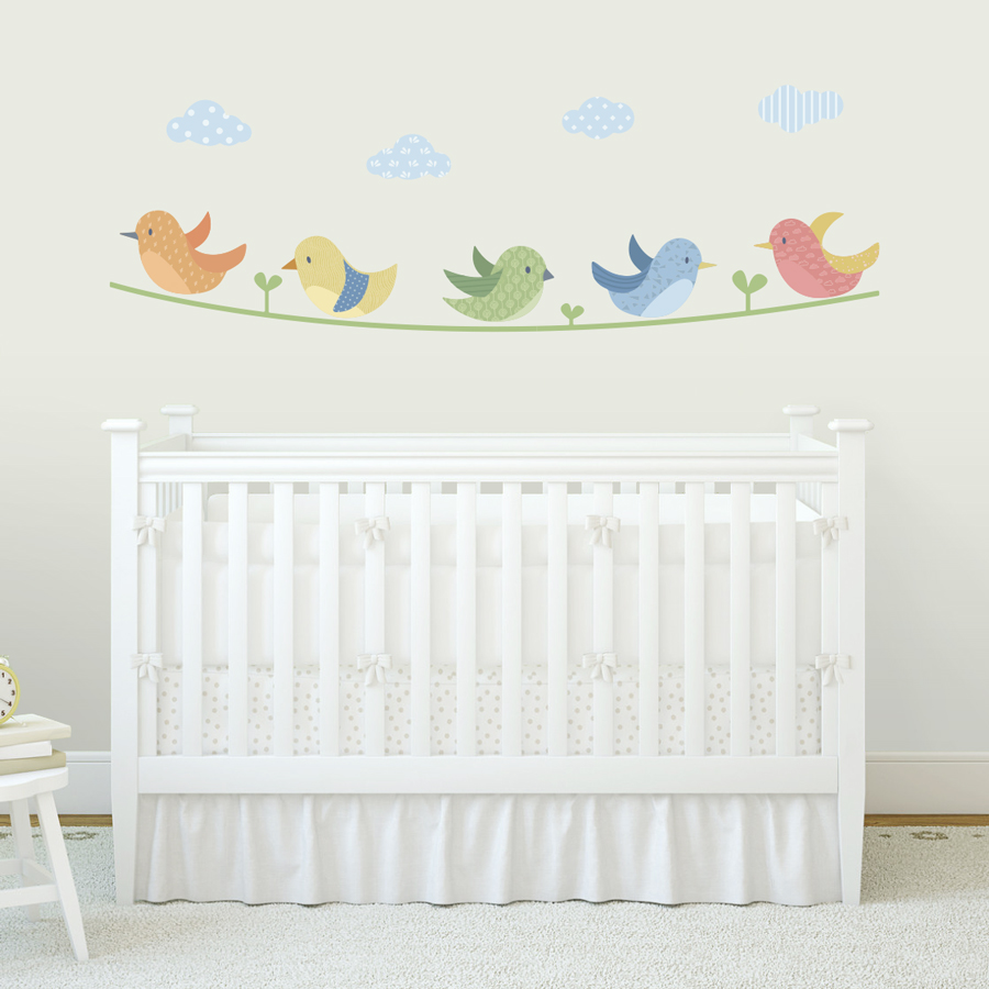 Cute Pattern Birds Wall Decal