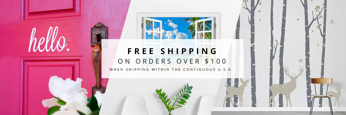 Free Shipping for Orders Over $100