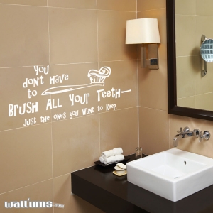 You don't wall decal