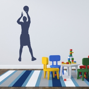 Basketball Jumpshot Wall Decal