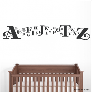 Casablanca Alphabet Vinyl Wall Decal