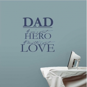 Dad wall decal