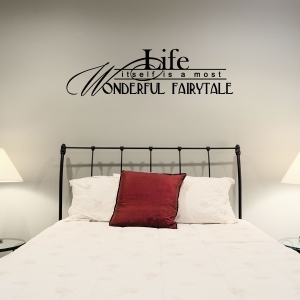 Life itself wall decal quote