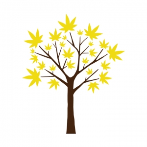 Maple Leaf Tree Wall Decal