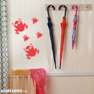 Frog wall decal