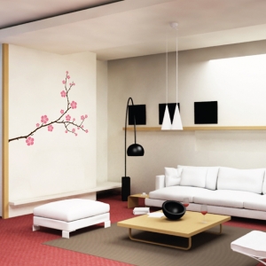 Cherry Blossom Branch Wall Decal