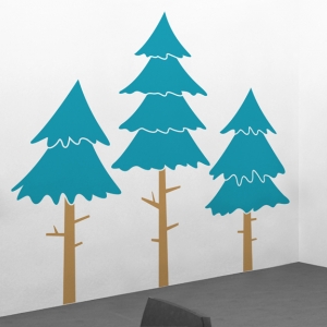 Pine Tree Wall Decal