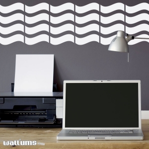 Wall waves wall decal