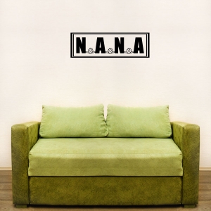 Nana wall decal quote