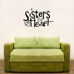 Sisters wall decal quote