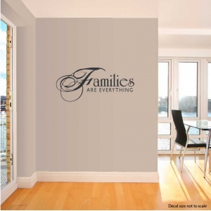 Famlies are wall decal quote