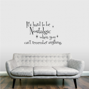 Its hard wall decal quote