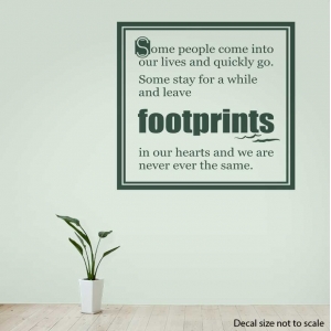 Some people wall decal quote