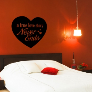 A True Love Story Wall Art Decal