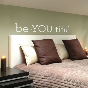 Beyoutiful wall decal