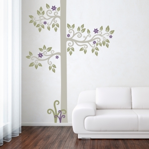 Blossom Swirl Tree Wall Decal