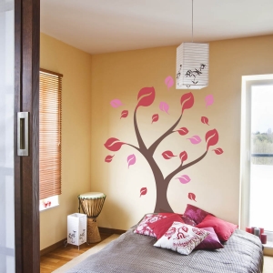 Tulip Leaves Tree Wall Decal
