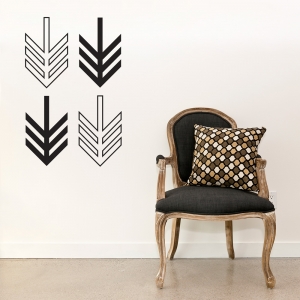 Geometric Arrows Wall Decal