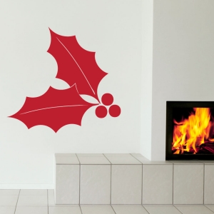 Holly Leaves Wall Decal